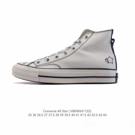 Converse 高帮男女士运动鞋 匡威全明星复古 休闲百搭板鞋 经典透气帆布面慢跑鞋。这个系列是匡威最古老的系列了。是匡威品牌公司1908年成立以来就有的了。 - 点击图像关闭