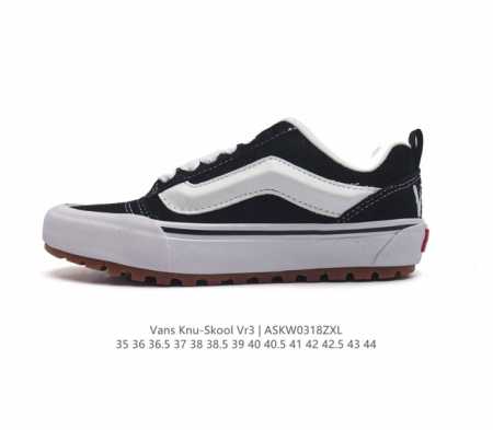 万斯 Vans Knu-Skool Vr3 Lx 面包鞋 坎普尔 茱利安系列低帮复古硫化休闲运动板鞋 肥胖版大logo 要说整个2023年最为热门的鞋型之一 面 - 点击图像关闭