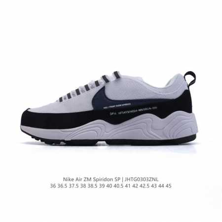 210 【新品公司级】耐克新款（Nike）Air Zoom Spiridon Sp 经典复古运动休闲鞋 舒适透气轻便厚底增高老爹鞋 Metallic Silve - 点击图像关闭