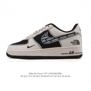耐克 Nike Air Force 1 '07 Low 空军一号含气垫 小白鞋 2025年新款 低帮百搭厚底增高休闲运动板鞋。柔软、弹性十足的缓震性能和出色的中