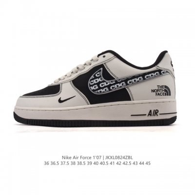 耐克 Nike Air Force 1 '07 Low 空军一号含气垫 小白鞋 2025年新款 低帮百搭厚底增高休闲运动板鞋。柔软、弹性十足的缓震性能和出色的中