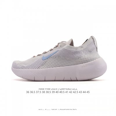 新品 耐克 Nike Free 2025 男女子跑步训练鞋 Hf1078-002 Free 2025 公路运动跑步鞋，采用 Flyknit 飞织材料，助你在运动