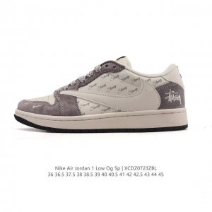 公司级 真标 耐克 Nike Air Jordan 1 Low Og Sp Military Blue Aj1乔1倒勾 2025年新款 蛇年新款 低帮篮球鞋 A