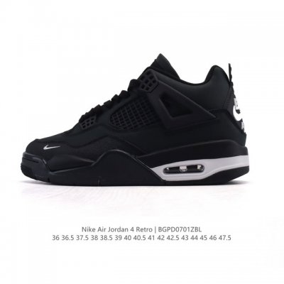 公司级 真标 耐克 Nike Air Jordan 4 Retro Og迈克尔 乔丹Aj4代乔4 中帮复古休闲运动文化篮球鞋。秉承轻量化的速度型篮球鞋设计思想完