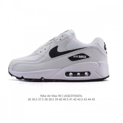Nike耐克运动鞋 Air Max 90 健身运动跑鞋休闲鞋 复古风十足！Air Max 90 作为 Nike 旗下最经典的鞋型之一，凭借着百搭的造型，获得众多