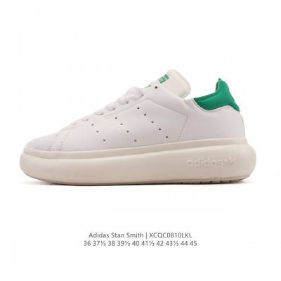 真标 阿迪达斯 Adidas 经典Y运动板鞋 新版本 Adidas Originals Stan Smith 厚底增高小白鞋！脚感新升级！整双鞋依旧是传统的低帮