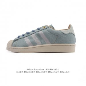 阿迪达斯 Adidas Superstar 2025年新款鞋子 蛇年新款经典贝壳头系列 新款休闲板鞋潮流男女士运动鞋 。鞋面柔软帆布织物拼接材质 标志性的贝壳鞋