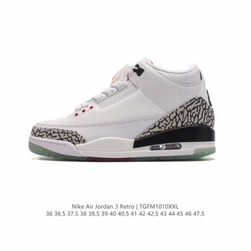 公司级 耐克 乔丹 Aj3 耐克 Nike Air Jordan 3 Retro Se 乔3 复刻篮球鞋 乔丹3代 三代 男女子运动鞋，作为 Aj 系列中广受认