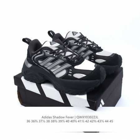 230 【新品公司级】阿迪达斯 Adidas Shadow Fever 复古减震橡胶外底跑鞋 厚底增高老爹鞋，尽显简约格调，上脚舒适更兼具防滑耐磨之特性。其秉持 - 点击图像关闭