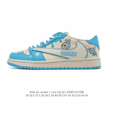 真标 耐克 Nike Air Jordan 1 Low Og Sp Military Blue Aj1乔1倒勾 2025年新款 低帮篮球鞋 Aj1 乔丹1代 A