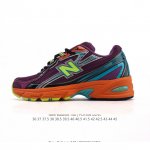 New Balance Mr740 Nb新百伦系列复古老爹风休闲运动慢跑鞋。采用轻质牛剖革拼接透气网眼衬垫织物鞋面材质 T-Beam大底提供足步弓支撑 保持步态