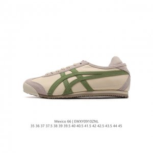 纯原版本 头层皮 Asics 亚瑟士 男女鞋真标半码制 日产经典老牌-鬼塚虎 Onitsuka Tiger Mexico 66经典墨西哥系列复古经典百搭板鞋休闲