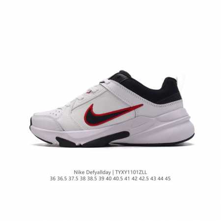 二层皮 NIKE耐克官方DEFYALLDAY男女子训练鞋透气缓震部分皮面健身 男女同款训练鞋。皮革鞋面搭配橡膠抓地機能鞋底，打造耐久設計，經得住嚴峻訓練的重重考 - 点击图像关闭