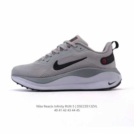 耐克 Nike Infinity Run 5 男子缓震透气公路跑步鞋 该版 Nike Infinity Run 5 采用 Reactx 泡绵，塑就出众支撑性，让 - 点击图像关闭