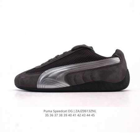 公司级 Puma Speedca Og 彪马极速赛车系列低帮德训风拼接复古百搭休闲运动赛车鞋 鞋款从80、90年代赛车手所穿的防火赛车鞋为原型，鞋身线条模仿了赛 - 点击图像关闭