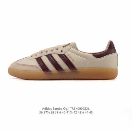 阿迪达斯 德训鞋 Adidas Originals Samba Og Shoes 经典运动鞋小白鞋 T头鞋 男女士板鞋 彰显休闲摩登风情的时尚经典鞋。它诞生于5 - 点击图像关闭
