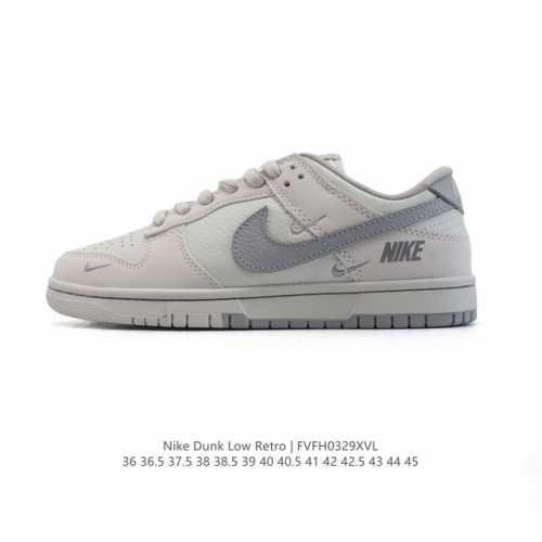 公司级 耐克 Nike Dunk Low Retro 运动鞋复古板鞋2025年新款，作为 80 年代经典篮球鞋款，起初专为硬木球场打造，后来成为席卷街头的时尚标