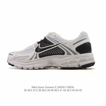 Nike 耐克夏季 Zoom Vomero 5 运动鞋休闲训练跑步鞋，Nike Zoom Vomero 5 运动鞋妥帖包覆足部，提供透气支撑效果。耐穿材料组合设 - 点击图像关闭