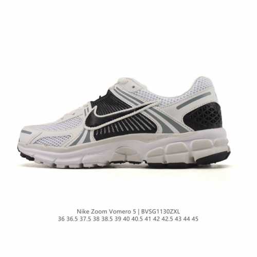 Nike 耐克夏季 Zoom Vomero 5 运动鞋休闲训练跑步鞋，Nike Zoom Vomero 5 运动鞋妥帖包覆足部，提供透气支撑效果。耐穿材料组合设