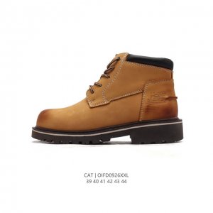 公司级 Cat Footwear Cat 卡特工装 休闲复古男鞋系列靴子 中高帮马丁靴 新款潮板鞋 专治各种不帅 鞋身轻便 舒适性相当不错 橡胶大底 上身随意搭