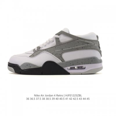 公司级 耐克 Nike Air Jordan 4 Retro Og迈克尔 乔丹Aj4代乔4 低帮复古休闲运动文化篮球鞋。秉承轻量化的速度型篮球鞋设计思想完成设计