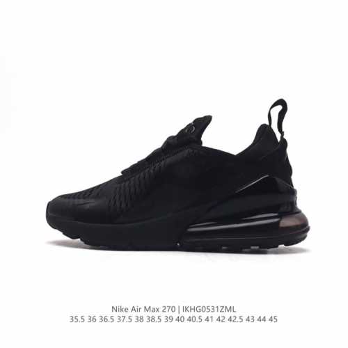 耐克 Nike Air Max 270 后半掌气垫缓震运动鞋时尚男女士跑步鞋 。作为 Nike 休闲型 Air Max 鞋款，Nike Air Max 270