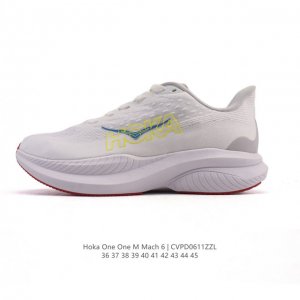 Hoka One One独特的竞训鞋,主打舒适软弹Hokamach马赫6#竞速跑鞋 Hoka Mach 6 轻盈且富有弹性的舒适感！迄今为止最轻量灵敏的Mach