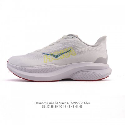 Hoka One One独特的竞训鞋,主打舒适软弹Hokamach马赫6#竞速跑鞋 Hoka Mach 6 轻盈且富有弹性的舒适感！迄今为止最轻量灵敏的Mach