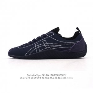 亚瑟士 Onitsuka Tiger鬼塚虎 Sclaw 轻便舒适 防滑耐磨透气支撑 低帮 生活休闲鞋 男女同款 复古美学极简风格 配色独具个性又超级好看 鞋口织