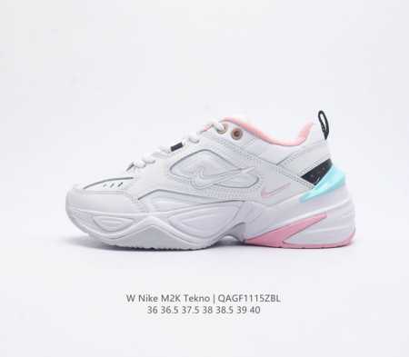 耐克 Nike M2K Tekno 女子运动鞋厚底老爹鞋经典复古休闲慢跑鞋 从 Monarch 系列汲取灵感 以太空时代细节演绎未来风范 分层鞋面借鉴自元年款 - 点击图像关闭