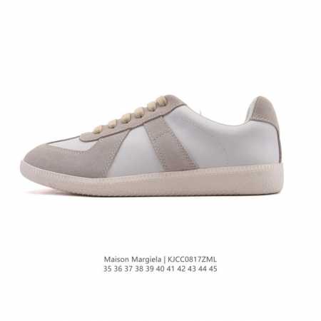 公司级 Maison Martin Margiela 马丁 马吉拉 德训休闲板鞋。牛皮革柔软细腻的特点与麋鹿皮的绒毛质感相结合，使其既有超高的柔软舒适度，又同时 - 点击图像关闭