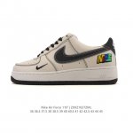 公司级 Af1耐克 Nike Air Force 1 ‘07 Low 空军一号 厚底增高百搭运动板鞋 原楦头原纸板 打造纯正空军版型，专注外贸渠道 全掌内置蜂窝