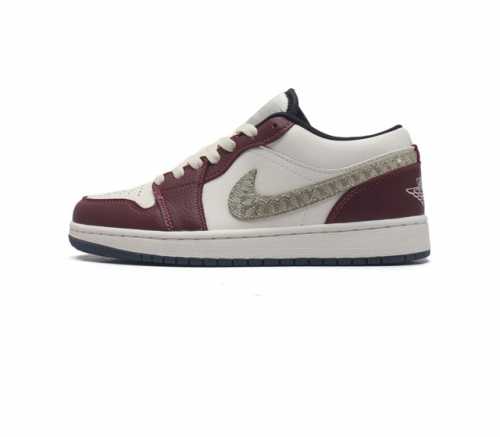 头层皮 耐克 乔丹air Jordan 1 Low Aj1 乔1 乔丹1代aj1 低帮复古文化休闲运动篮球鞋 从1985 年面世的元年款汲取设计灵感 采用简洁大
