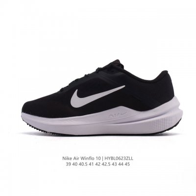 耐克 Nike 2025夏季新款Zoom Winflo 10运动休闲轻便缓震气垫跑步鞋公路跑步鞋 飞线贾卡轻质透气休闲运动鞋，无论你是习惯每周畅跑的经验跑者，还