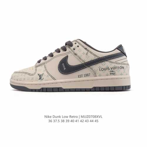 公司级 耐克Nike Dunk Low 板鞋 Sb系列经典百搭休闲运动板鞋 解构绑带 双鞋带，加厚鞋舌的填充，使舒适性大大提升，同时也更方便穿脱中底部分则加入了