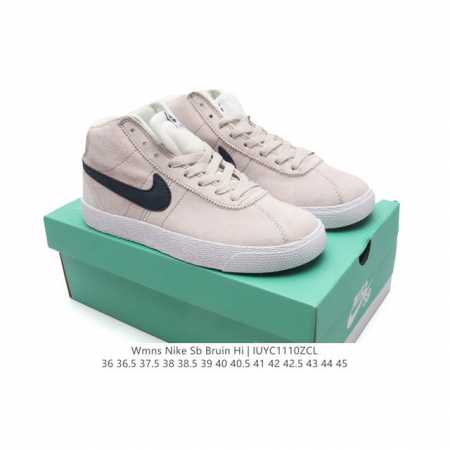 Nike 耐克正品SB Bruin High男女时尚高帮耐磨休闲板鞋。Nike SB Bruin High 滑板鞋是一款专为女性全新打造的 Nike SB 鞋款 - 点击图像关闭