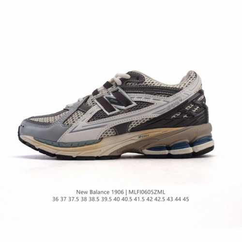 公司级 新百伦 New Balance M1906系列 复古运动鞋单品宝藏老爹鞋款。作为Nb最经典的档案鞋型之一，与 2一样，1906有着Nb最成熟的技术加持和