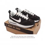耐克 Nike Air Max Dawn 黎明系列 低帮气垫百搭休闲运动慢跑鞋，从配色上彰显出浓厚的复古气质。最大的亮点当属鞋型设计上加入结构元素，汲取1984