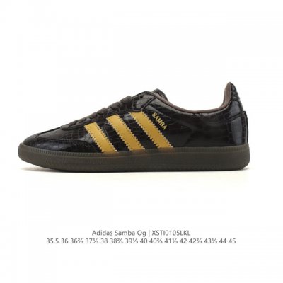 阿迪达斯 德训鞋 Adidas Originals Samba Og Shoes 经典运动鞋小白鞋 T头鞋 男女鞋 彰显休闲摩登风情的时尚经典鞋。它诞生于50年