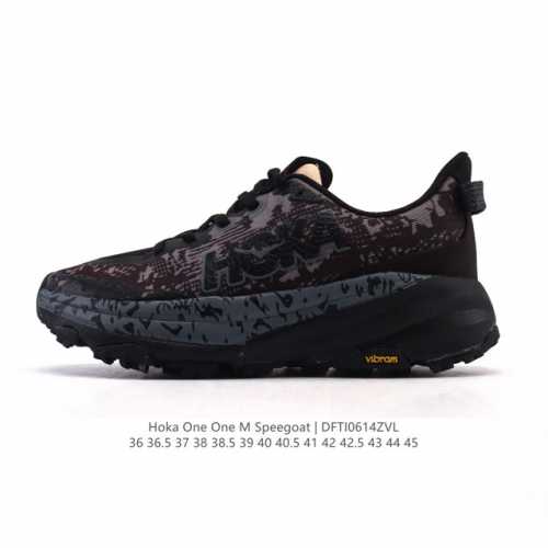 公司级 Hoka One One Speedgoat 6 飞速羚羊6 飞速羚羊系列的第六代越野跑鞋男女士运动鞋，鞋款采用动态鞋面与内部支撑系统，并搭载Hoka久