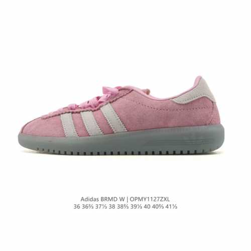 Adidas Originals Bermuda Brmd 时尚复古 耐磨轻便 低帮板鞋 阿迪达斯 Adidas 三叶草女鞋夏季Adidas Brmd运动鞋休闲