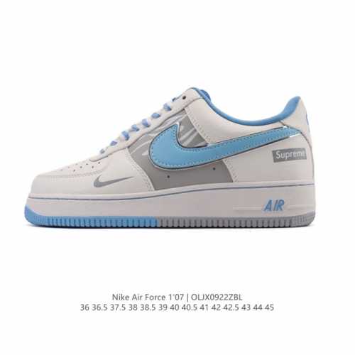 耐克 Nike Air Force 1 '07 Low 空军一号含气垫 低帮 小白鞋 百搭厚底增高休闲运动板鞋。柔软、弹性十足的缓震性能和出色的中底设计，横跨复