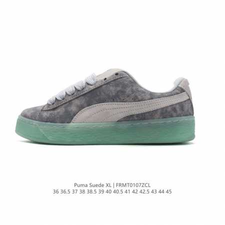 高品质 彪马 Puma 休闲板鞋 Suede Xl系列经典翻毛皮厚底防滑耐磨舒适透气运动鞋 新年穿有型 时尚 穿搭 球鞋 穿搭 时尚 潮流 面包鞋 Puma - 点击图像关闭