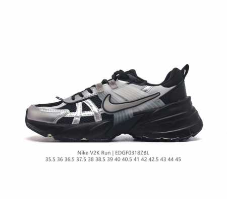 公司级 Nike 耐克 V2K Run 减震防滑 复古低帮跑步鞋 超火复古跑鞋 采用太空革组合呼吸网眼布鞋面材质 搭载正确4层组合底模 嵌入tpu加固稳定模块, - 点击图像关闭