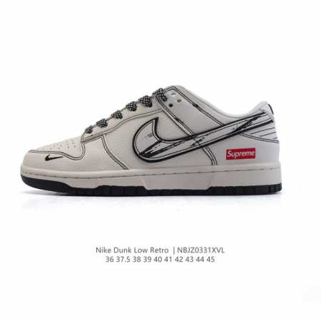 公司级 耐克 Nike Dunk Low Retro 运动鞋复古板鞋 2025年新款 新年鞋子 蛇年限定。 作为 80 年代经典篮球鞋款，起初专为硬木球场打造， - 点击图像关闭