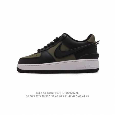 耐克 空军一号 Af1 低帮休闲板鞋 Ambush X Nk Air Force 7 Low Sp 空军一号联名标志性的swoosh延伸至鞋跟之外，鞋舌和鞋垫上 - 点击图像关闭