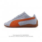 Puma Speedca Og 彪马极速赛车系列低帮德训风拼接复古百搭休闲运动赛车鞋 鞋款从80、90年代赛车手所穿的防火赛车鞋为原型，鞋身线条模仿了赛车的流线