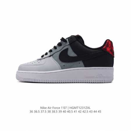 耐克nike Air Force 1 Low 空军一号 Af1 小白鞋 低帮百搭厚底增高休闲运动板鞋。柔软、弹性十足的缓震性能和出色的中底设计，横跨复古与现代的 - 点击图像关闭