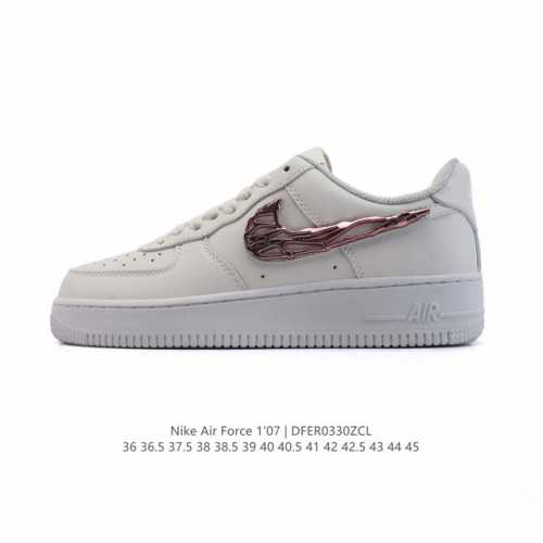 耐克Nike Air Force 1 Low 空军一号 Af1 2025年新款 小白鞋 低帮百搭厚底增高休闲运动板鞋。柔软、弹性十足的缓震性能和出色的中底设计，