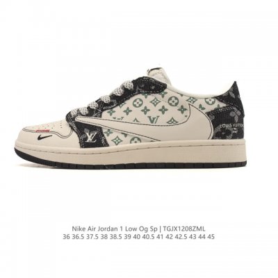 公司级 耐克 Nike Air Jordan 1 Low Og Sp Military Blue Aj1乔1倒勾 2025年新款 低帮篮球鞋 Aj1 乔丹1代